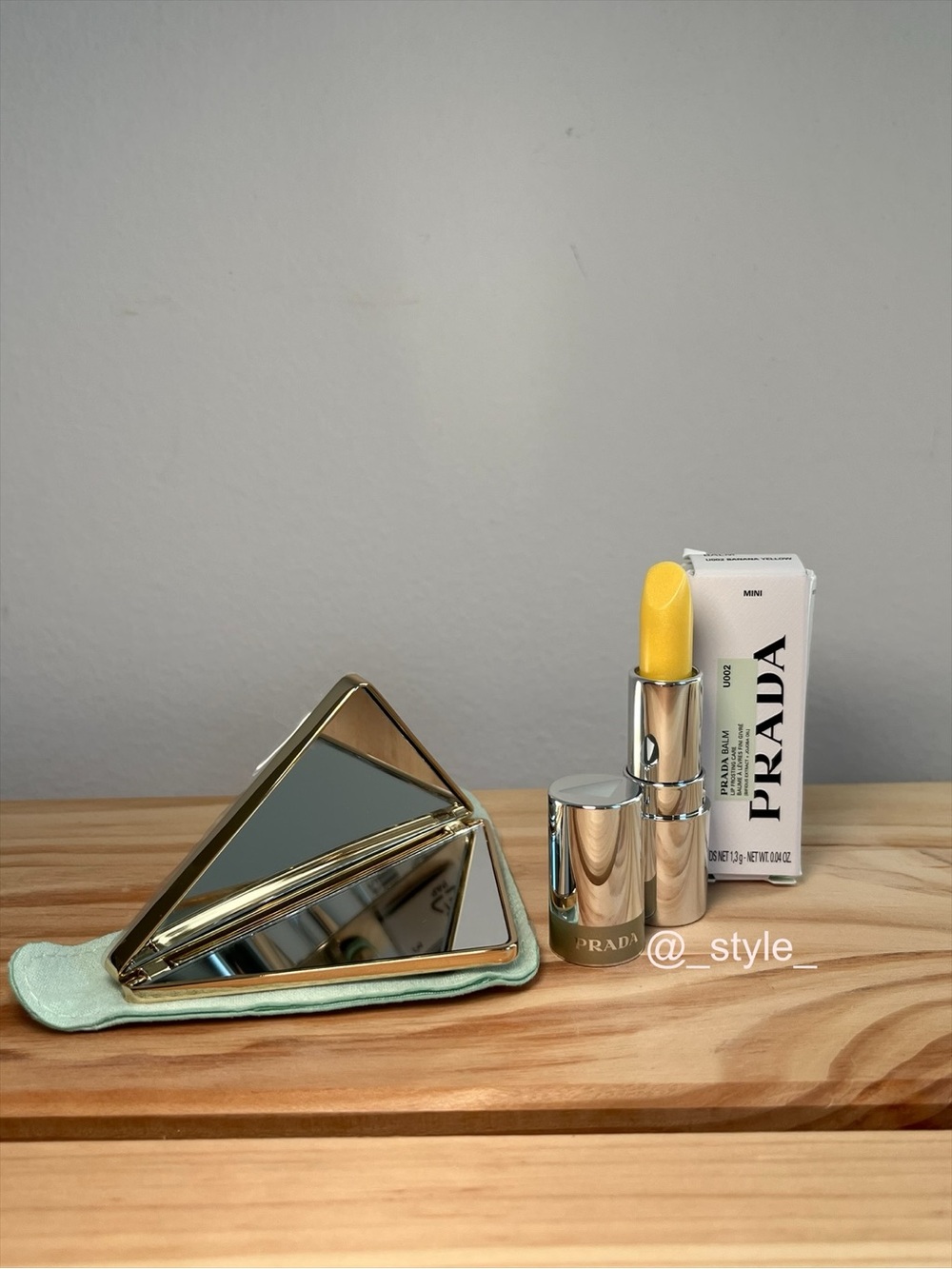 Prada Mirror & Lip Balm Set
